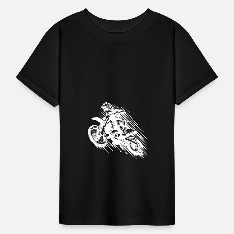 Enduro Off-road Motorsport Machine In The Jump