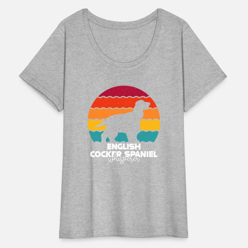 English Cocker Spaniel Whisperer Retro Vintage