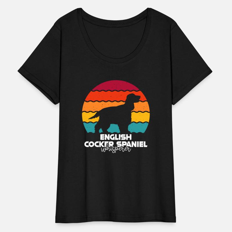 English Cocker Spaniel Whisperer Retro Vintage