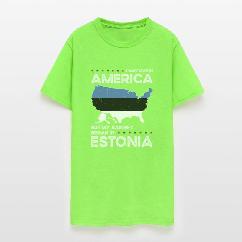 Estonian American Patriot USA Grown Estonia US