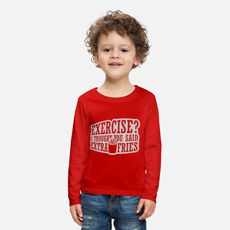 Exercise Extra Fries Quote