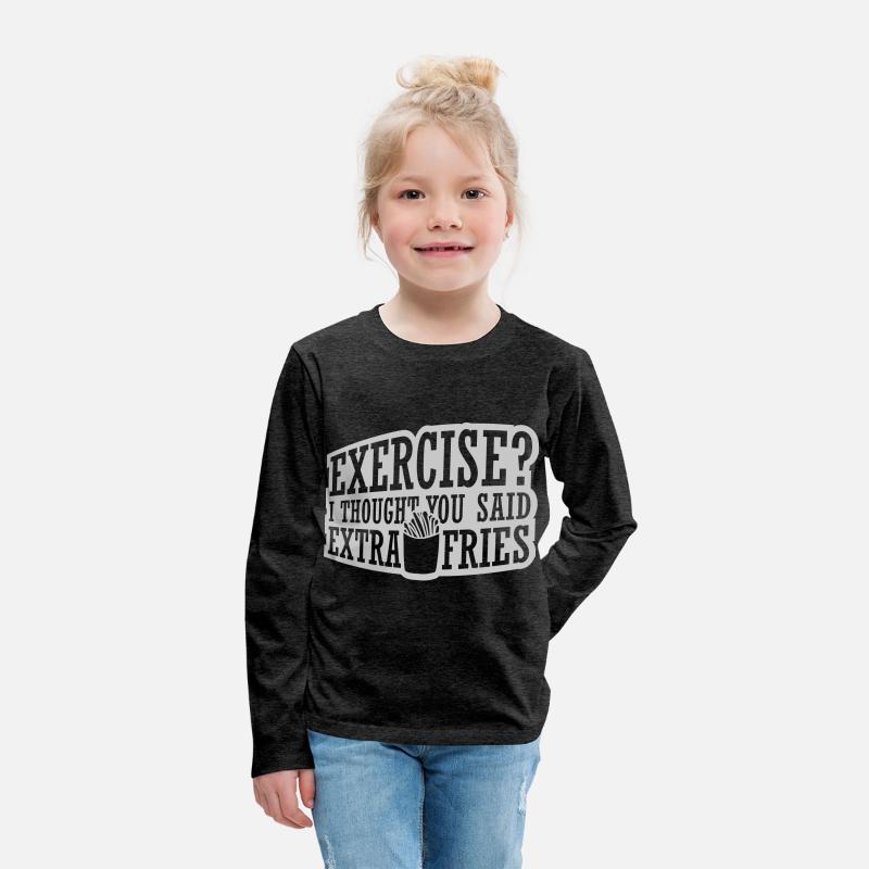 Exercise Extra Fries Quote