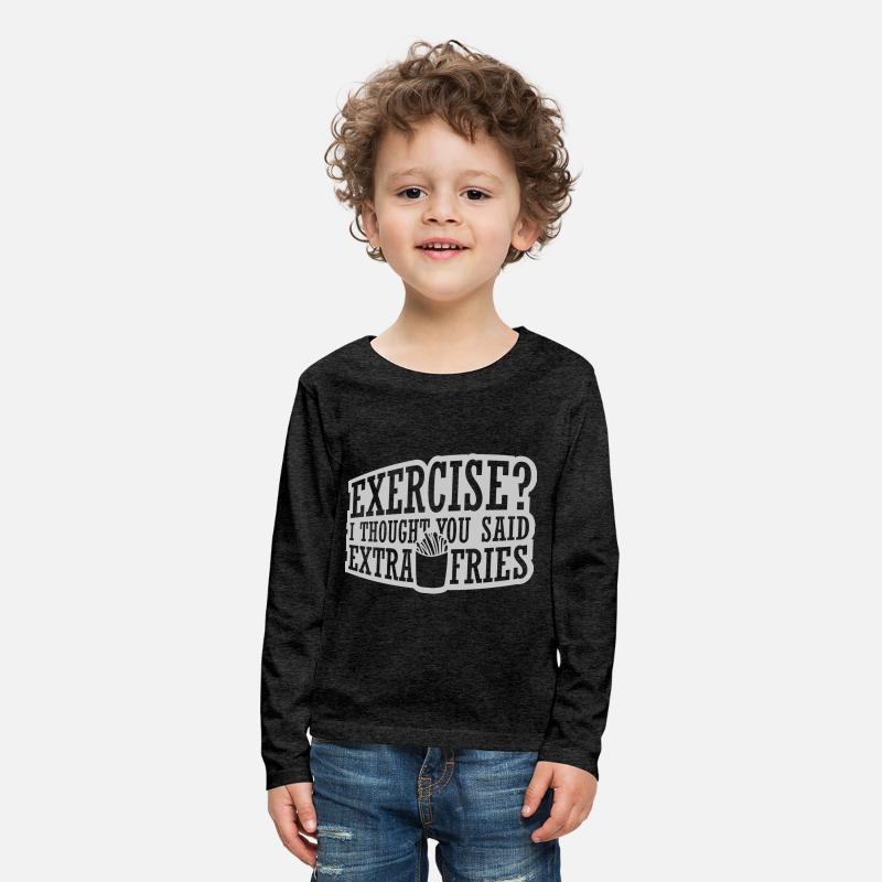 Exercise Extra Fries Quote