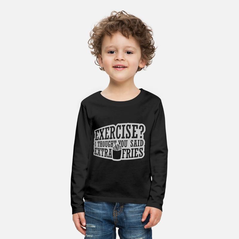 Exercise Extra Fries Quote