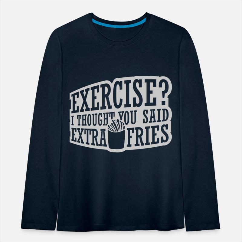 Exercise Extra Fries Quote