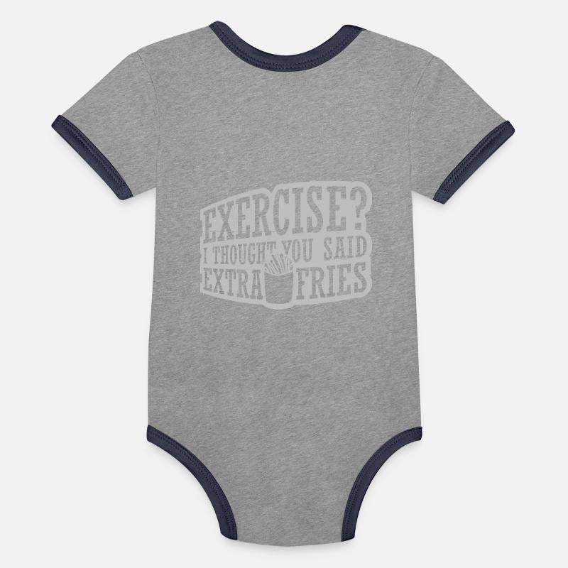 Exercise Extra Fries Quote