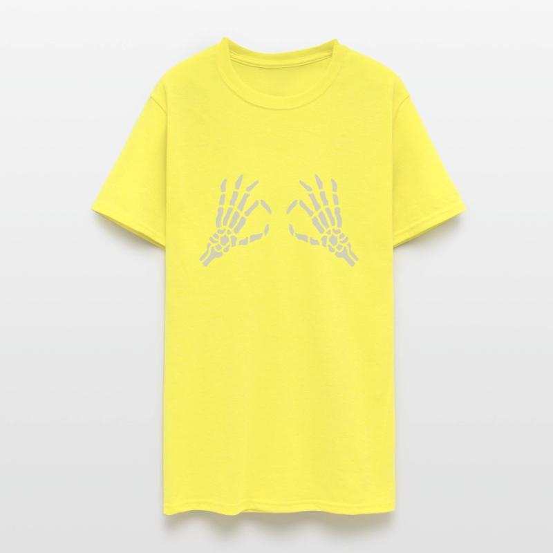 eyes look through skeleton