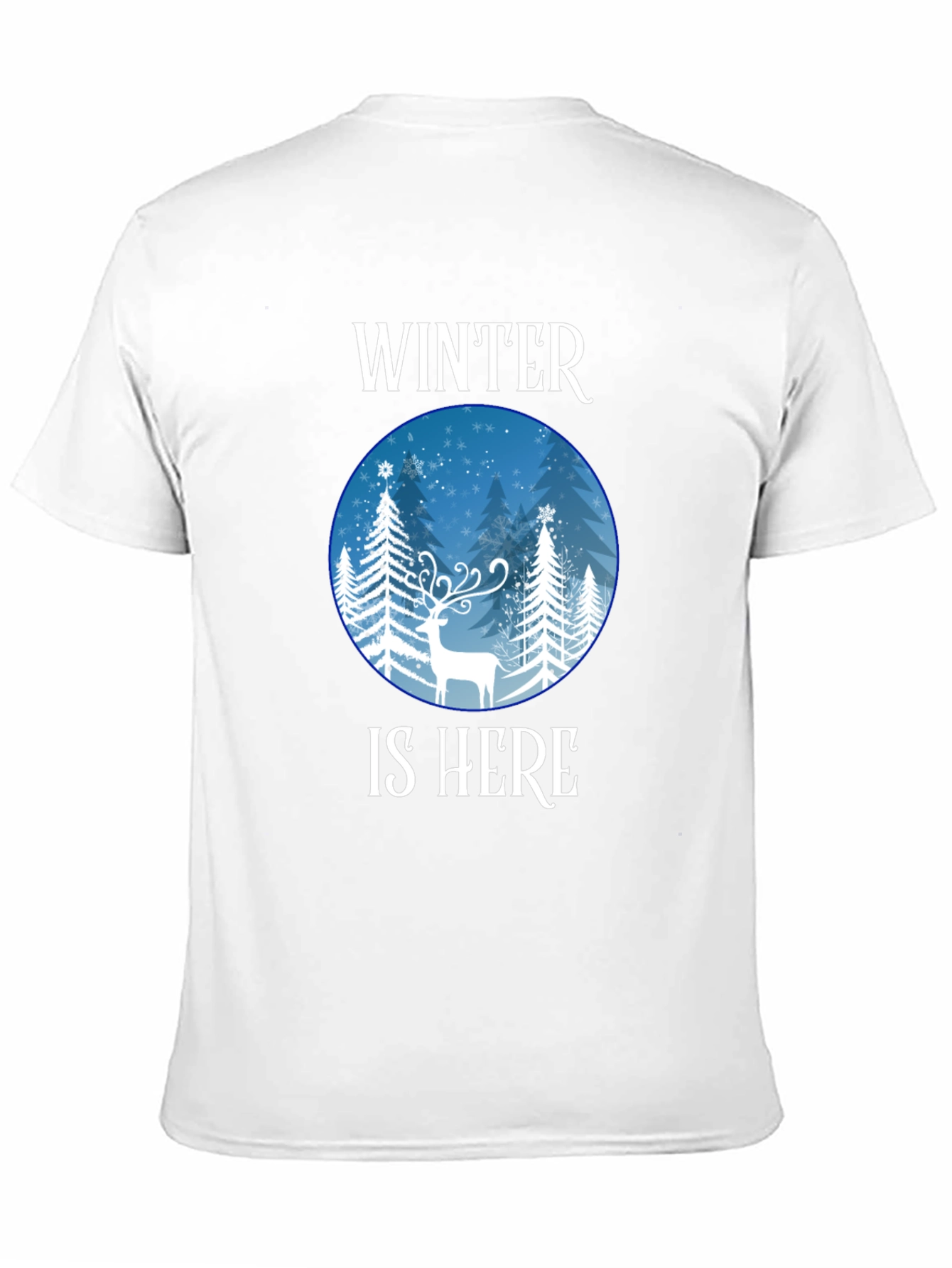 Winter is Here Graphic Tee - Holiday Season Shirt