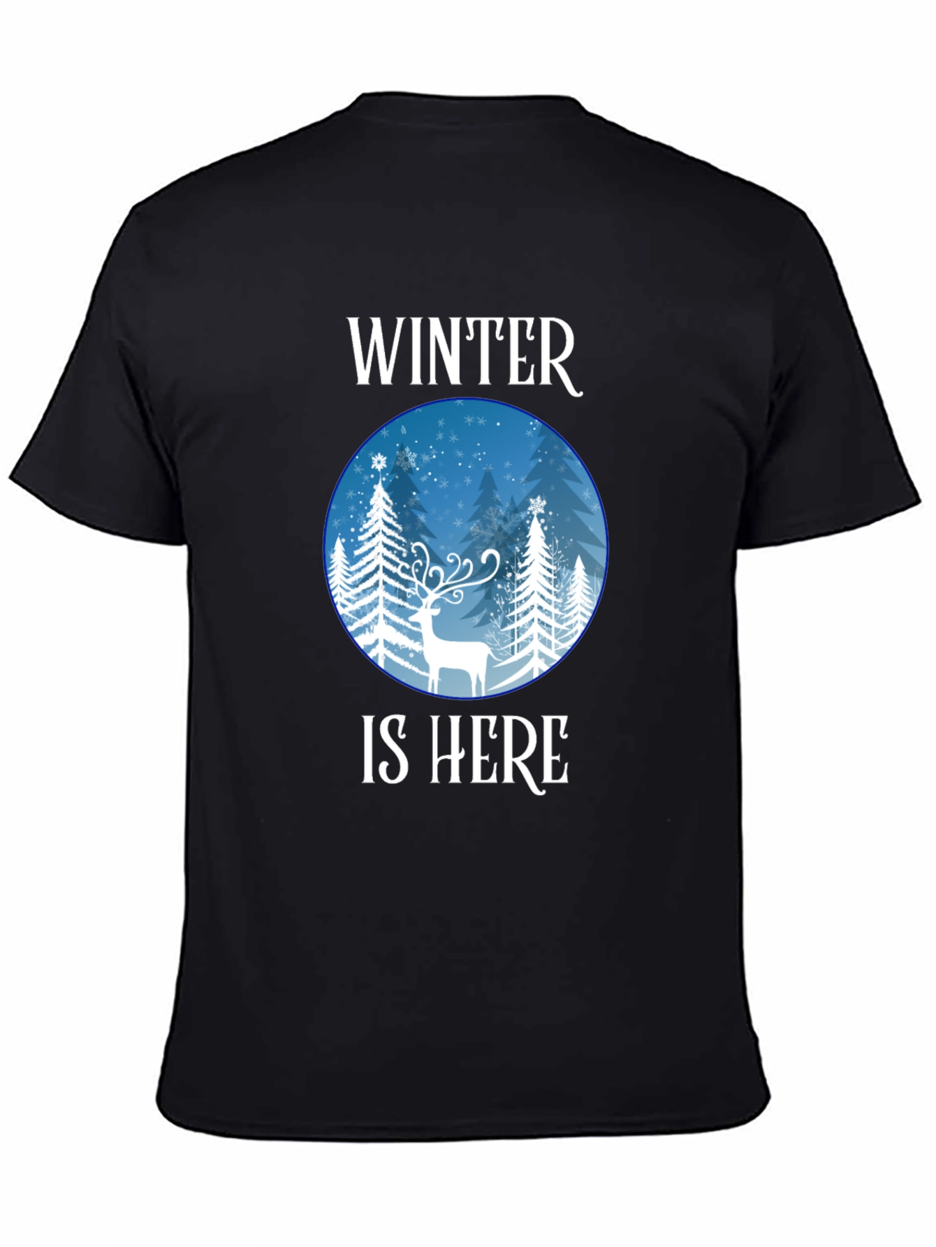 Winter is Here Graphic Tee - Holiday Season Shirt