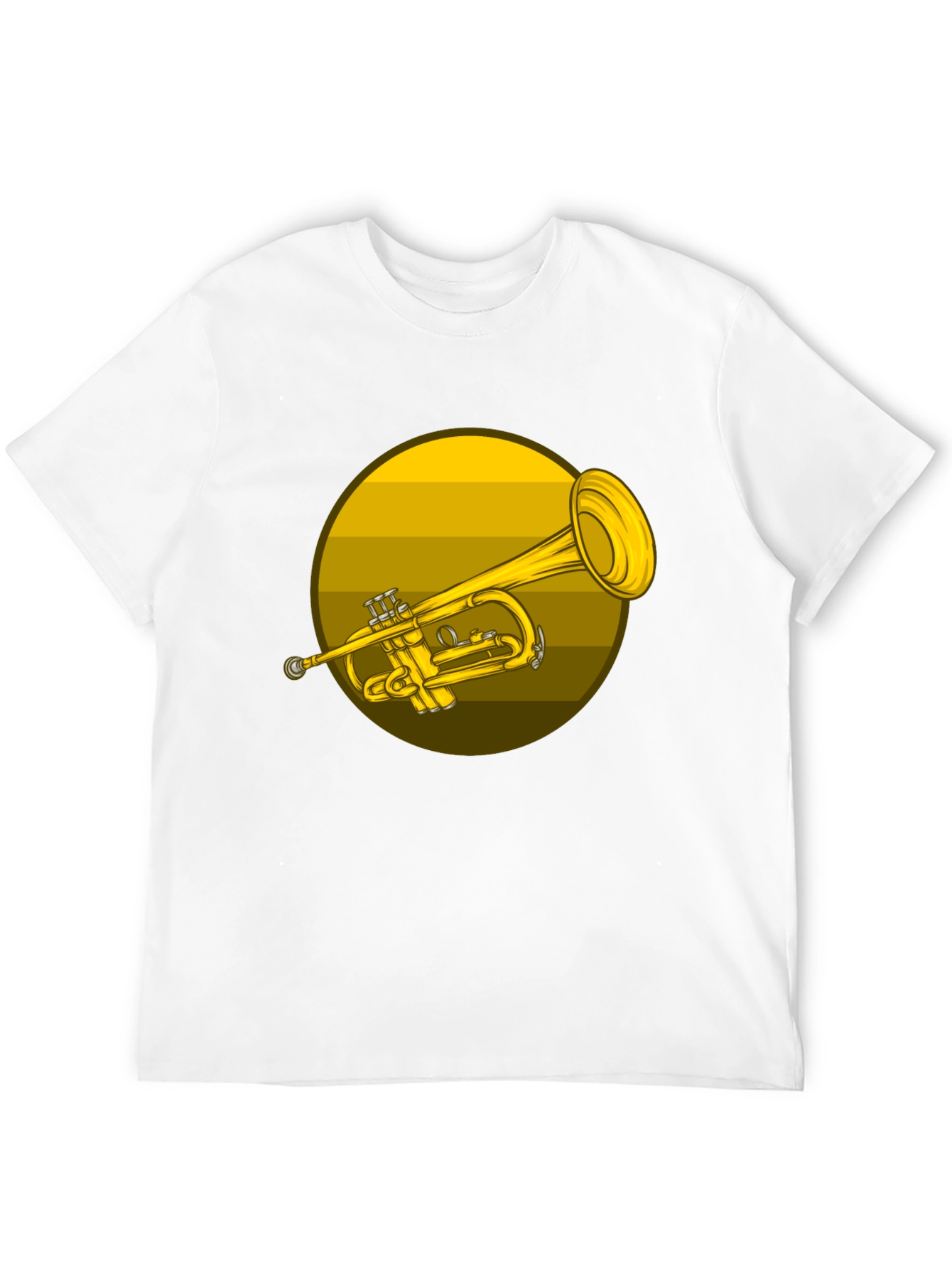 Trumpet Graphic T-Shirt - Music Lover Tee