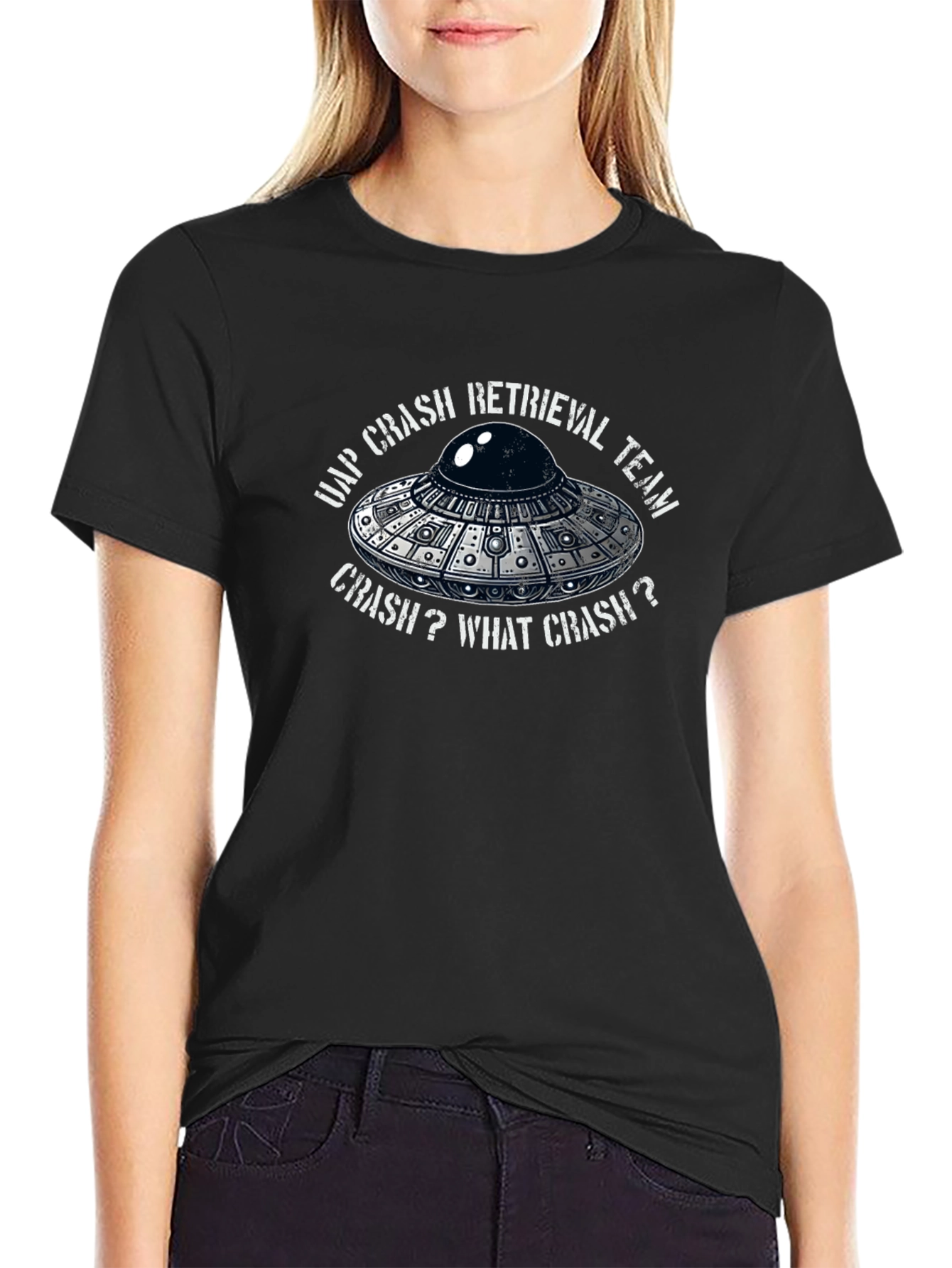 UAP Crash Retrieval Team UFO Graphic T-Shirt