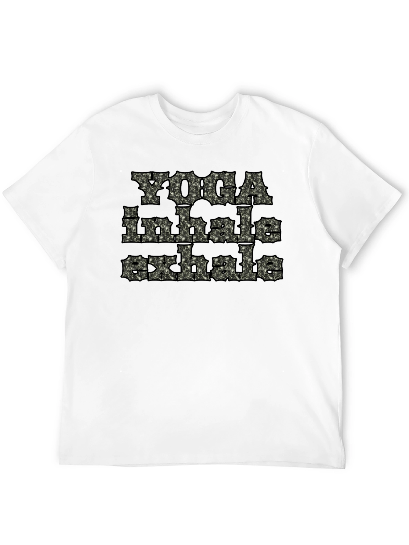 Yoga Inhale Exhale Black T-Shirt