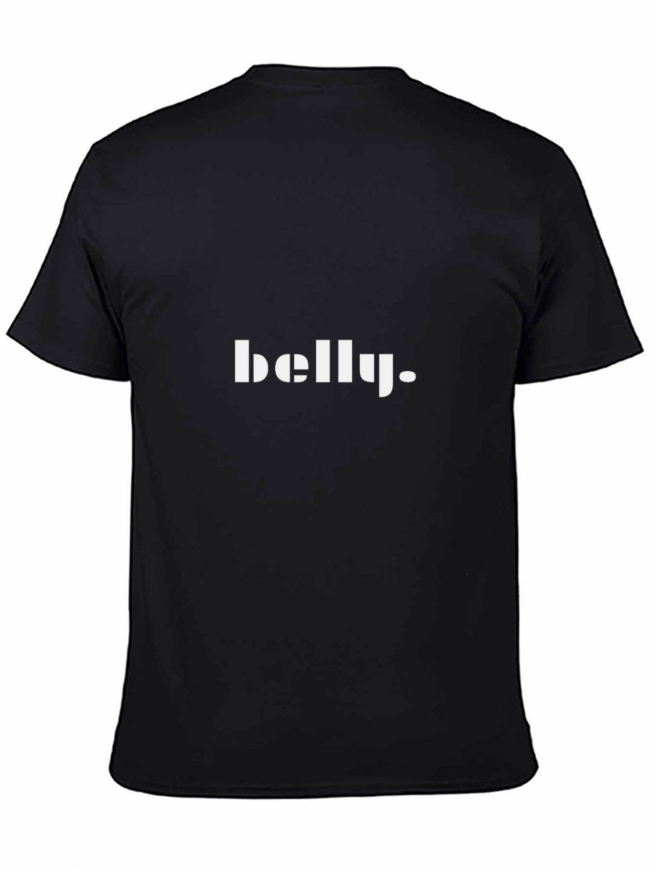 Belly. Black Graphic Tee