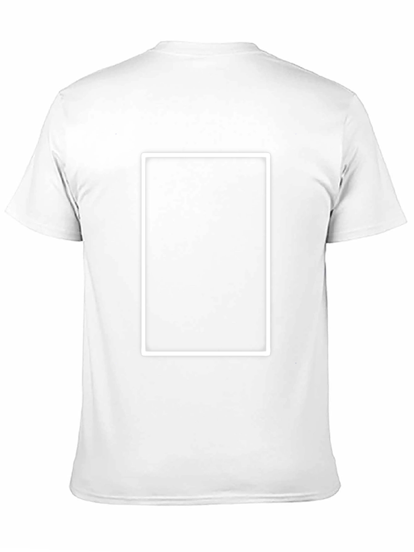 Black T-Shirt with White Frame