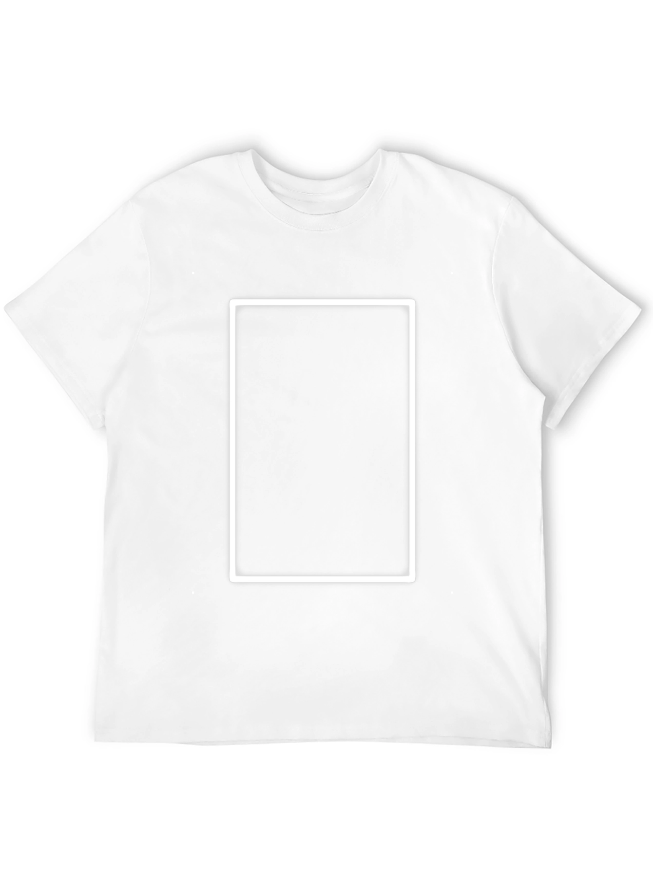 Black T-Shirt with White Frame