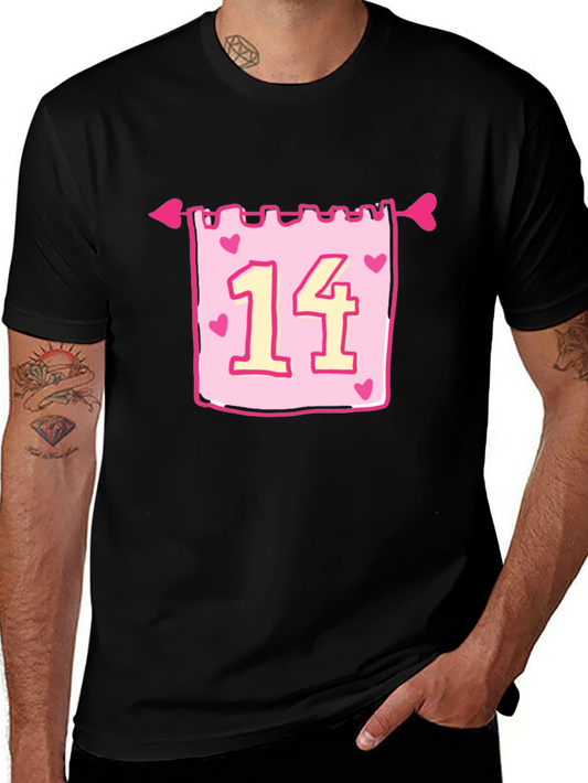 Valentines Day 14 Heart Arrow T-Shirt