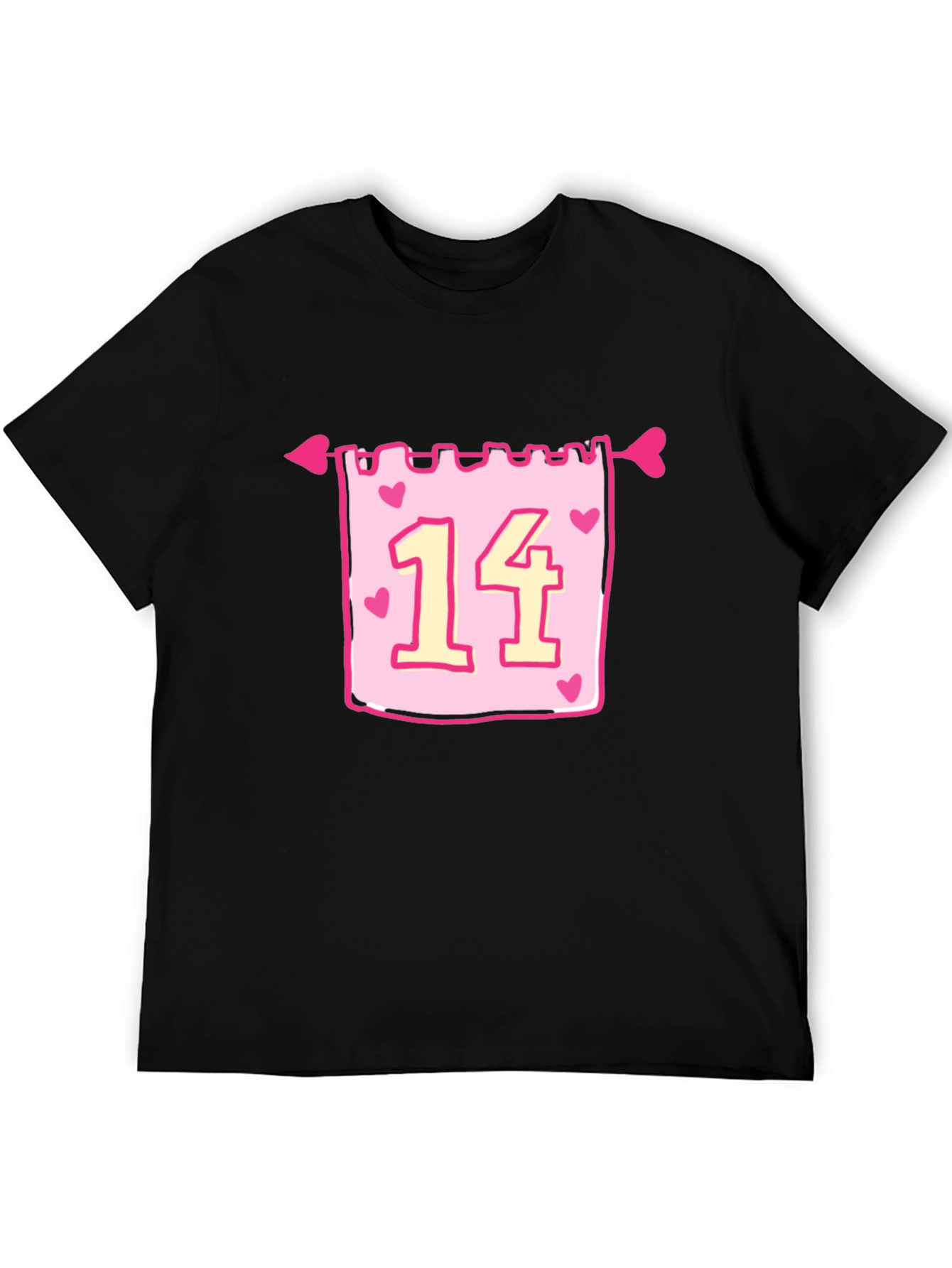 Valentines Day 14 Heart Arrow T-Shirt