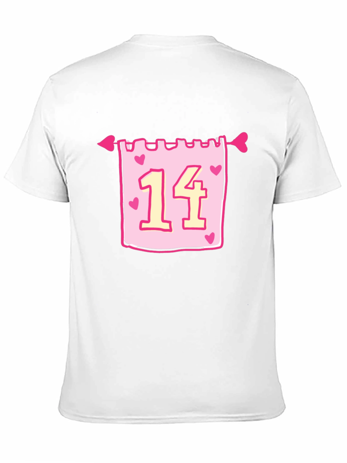 Valentines Day 14 Heart Arrow T-Shirt