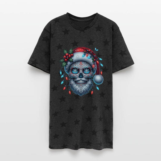Festive Sugar Skull Santa Christmas Vibes