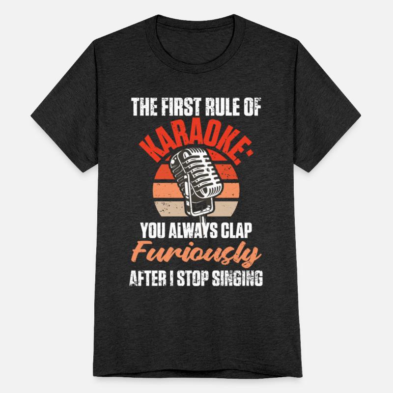 First Rule of Karaoke Lover Funny Singing Song