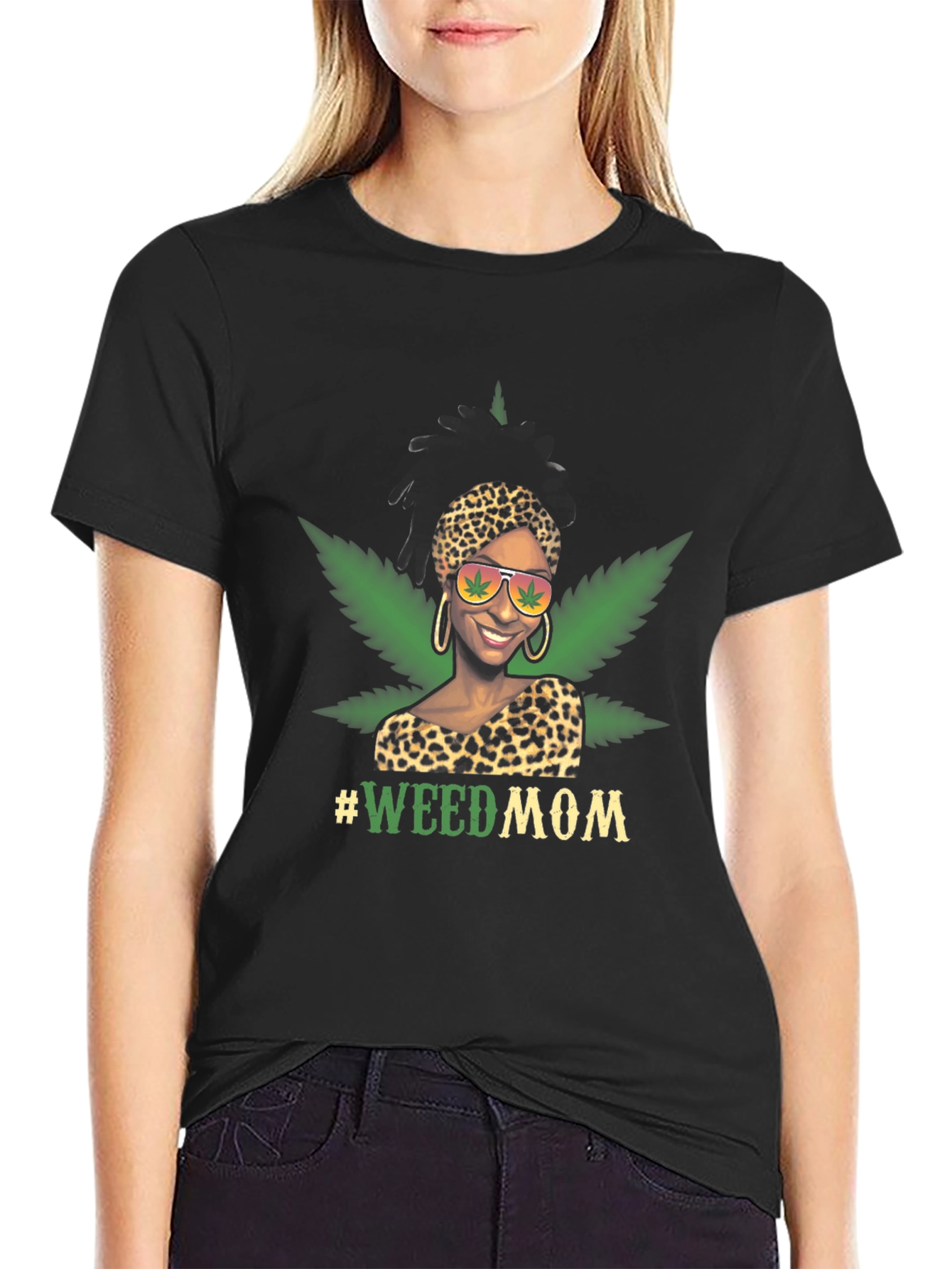 #WeedMom Graphic Tee - Stylish & Comfy