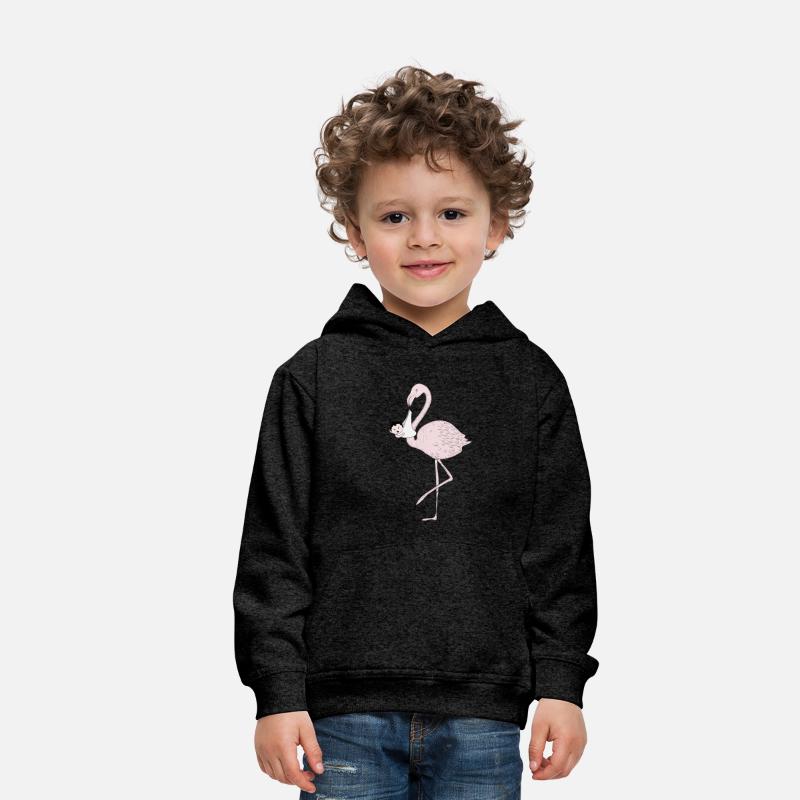 Flamingo brings the baby instead of the stork