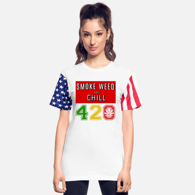 Flip 420 Smoke & Chill Weed Marijuana Design