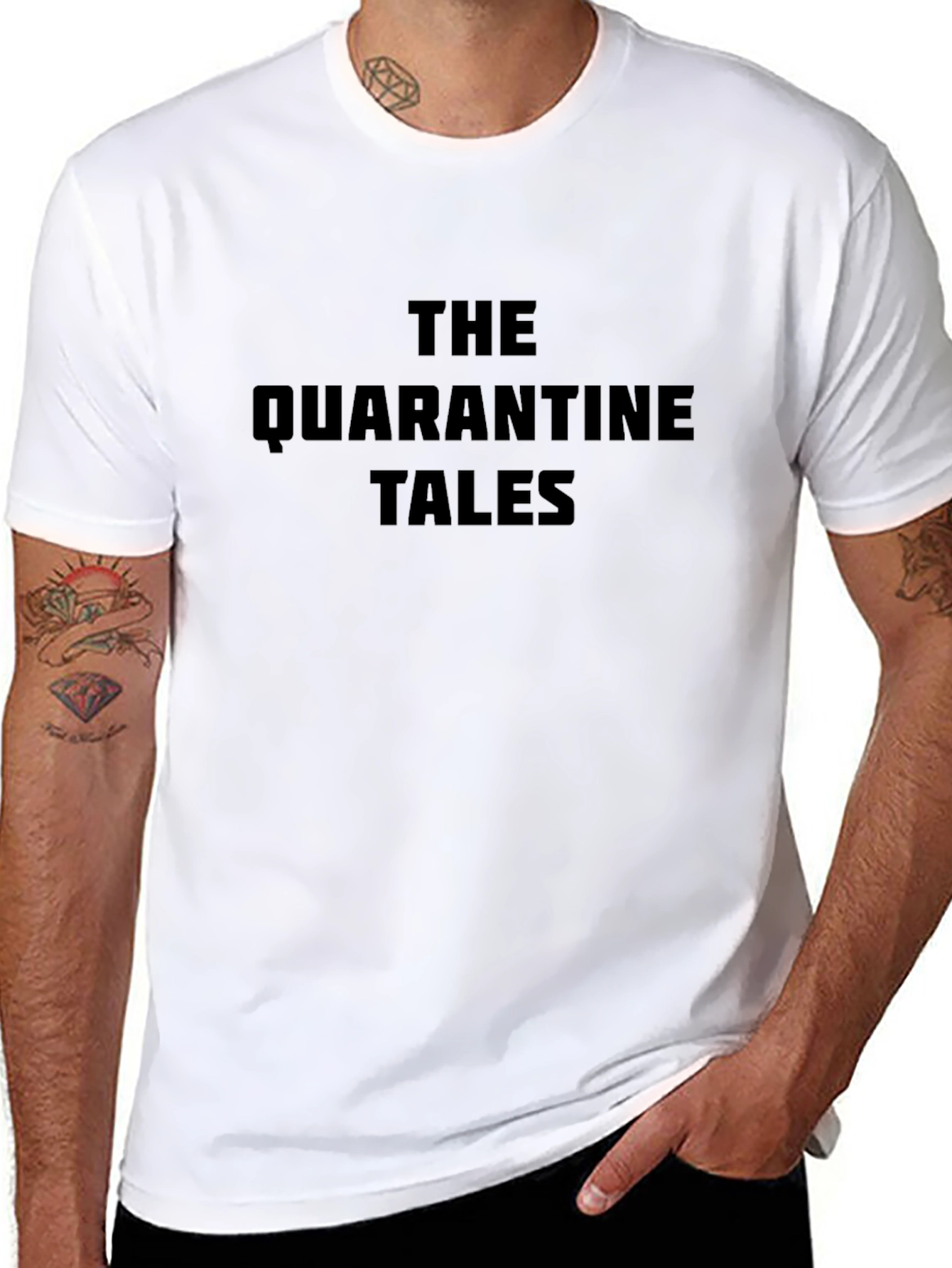 The Quarantine Tales T-Shirt - Black Graphic Tee