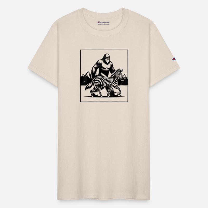 Funny Bigfoot Zebra Mountains