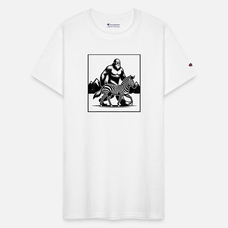 Funny Bigfoot Zebra Mountains