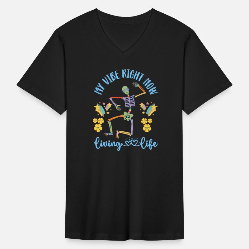 Funny Dabbing Dancing Skeleton Halloween Vibes