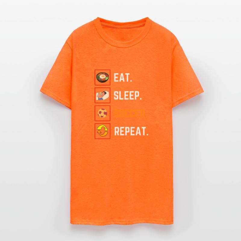 Funny Eat Sleep soccer Repeat Gift T Shirt
