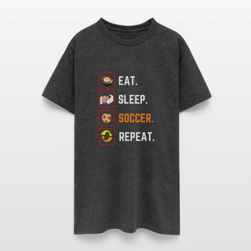 Funny Eat Sleep soccer Repeat Gift T Shirt