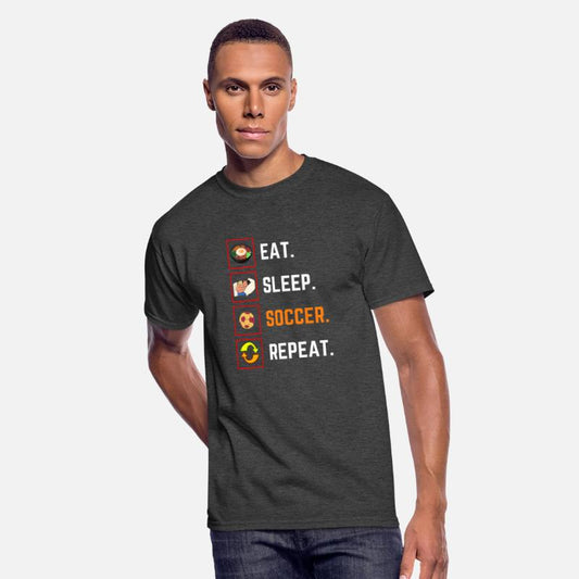 Funny Eat Sleep soccer Repeat Gift T Shirt