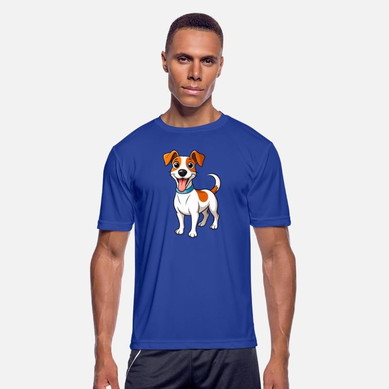 Funny Energetic Jack Russell Terrier Dad Artwork