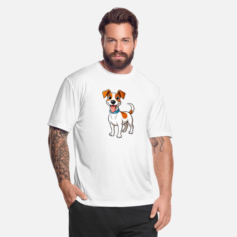 Funny Energetic Jack Russell Terrier Dad Artwork