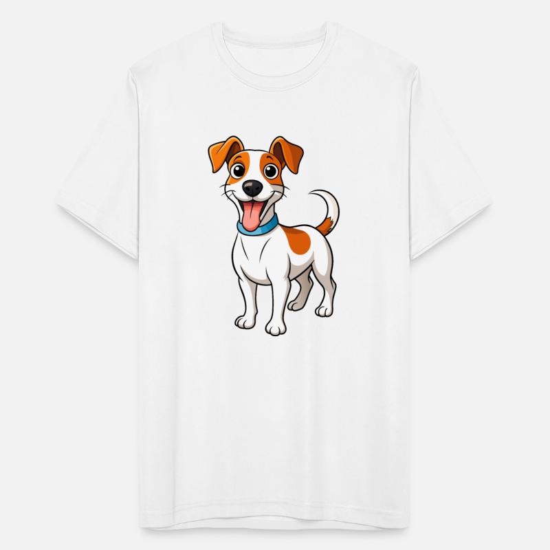 Funny Energetic Jack Russell Terrier Dad Artwork