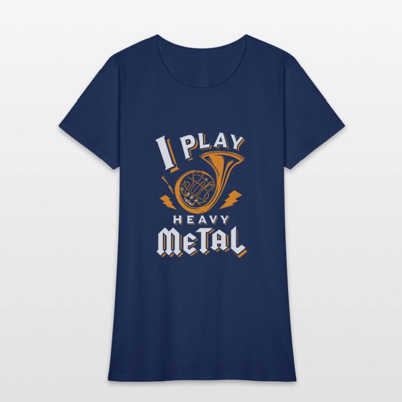 Funny french horn - i play heavy metal