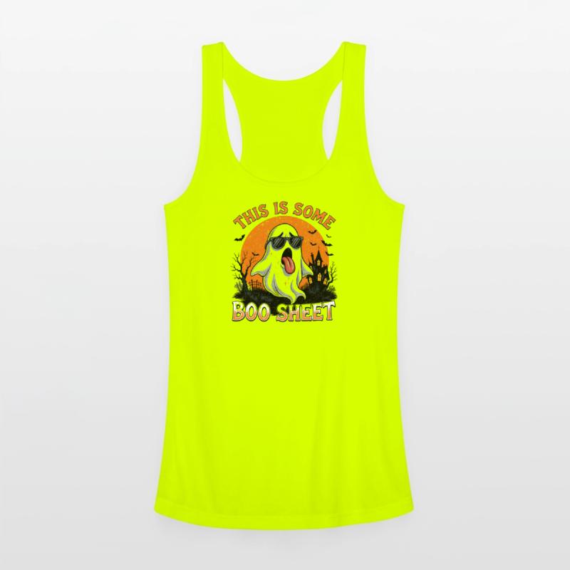 Funny Ghost Retro Halloween Boo Sheet Vintage