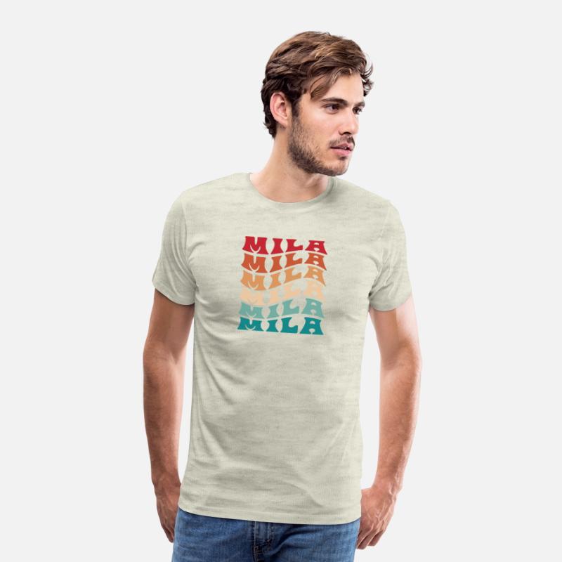 Funny Personalized Mila Name Themed Apparel
