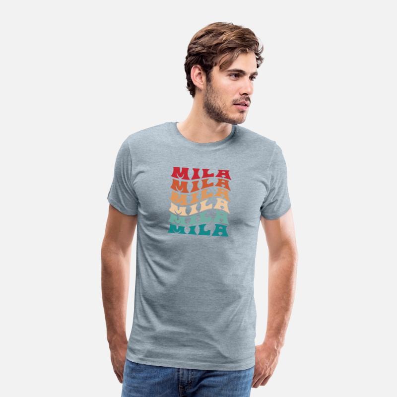 Funny Personalized Mila Name Themed Apparel