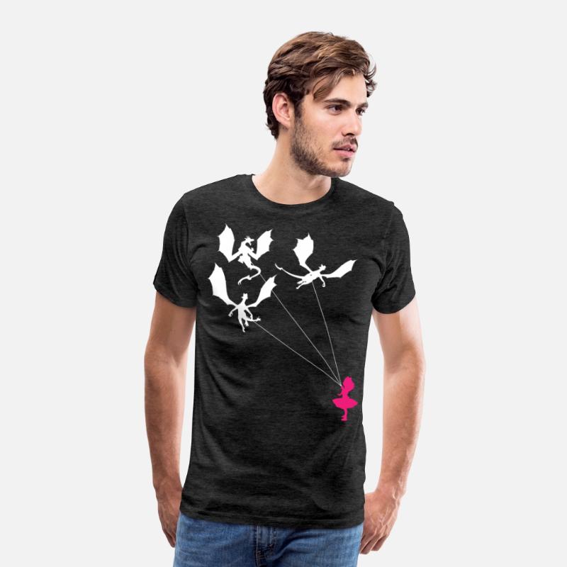 Funny Trendy Little Girl with Dragons