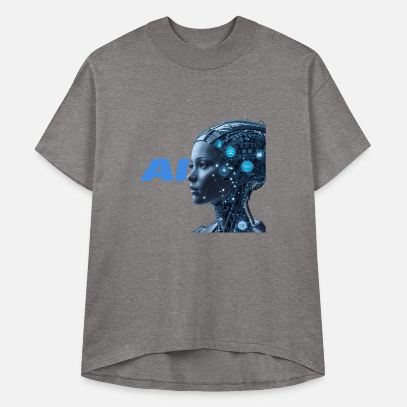 Futuristic AI Cybernetic Human Design