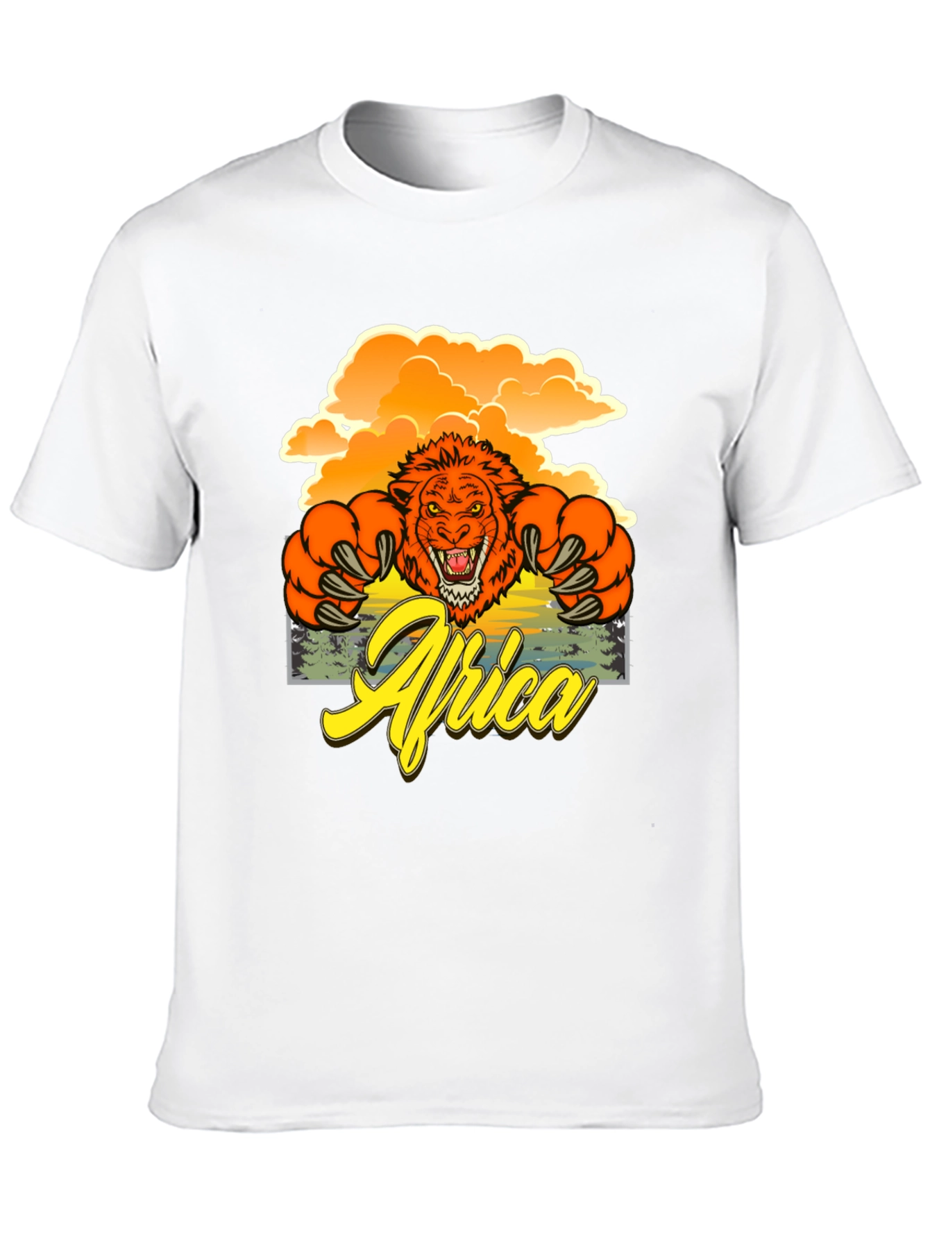 Africa Lion Graphic T-Shirt