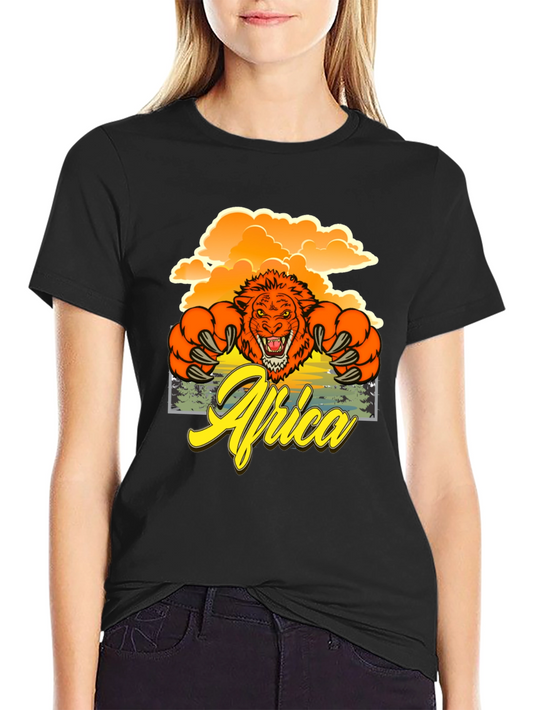Africa Lion Graphic T-Shirt