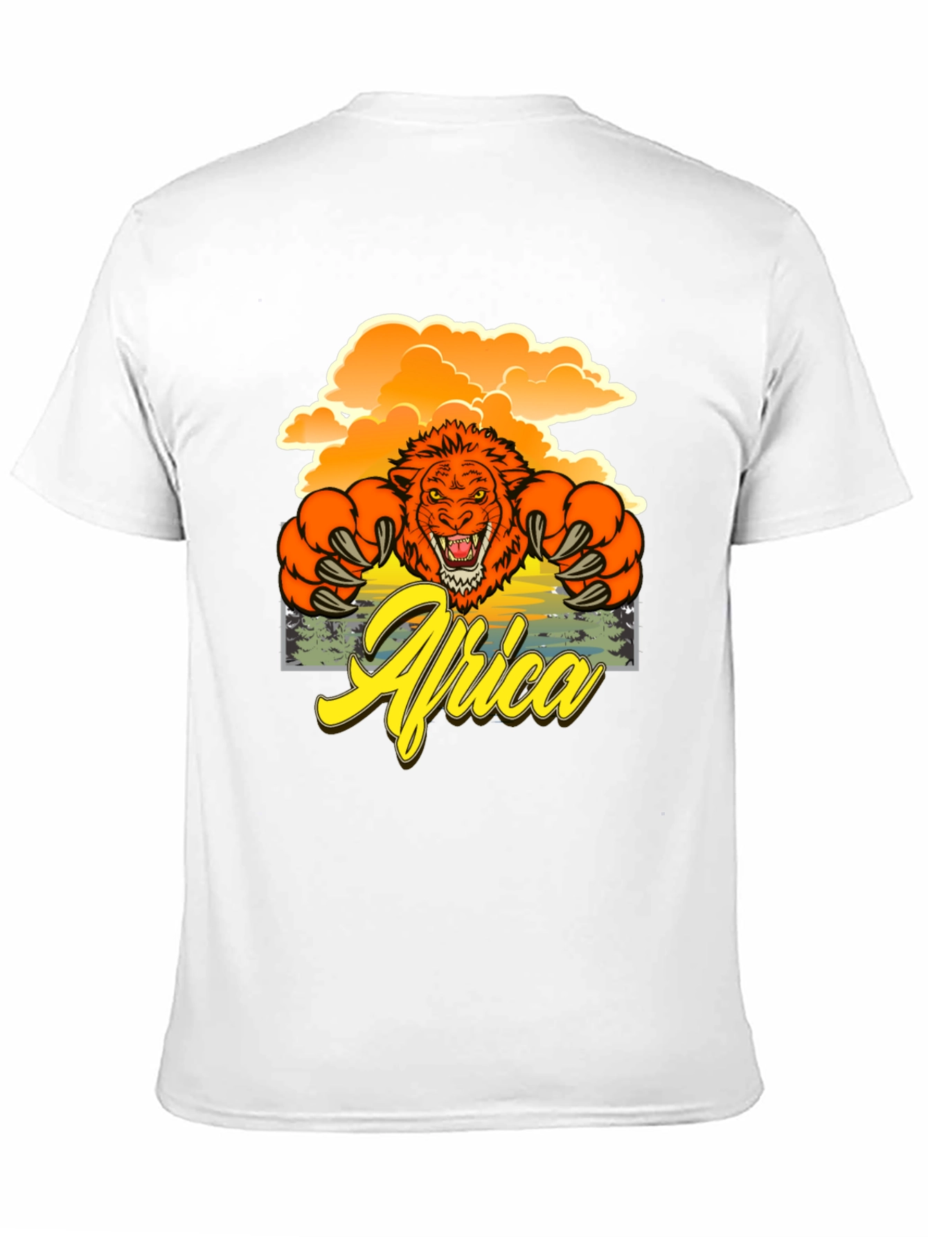 Africa Lion Graphic T-Shirt