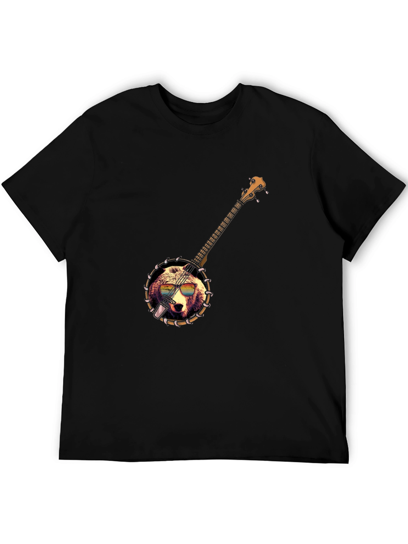 Banjo Bear T-Shirt - Novelty Music Tee
