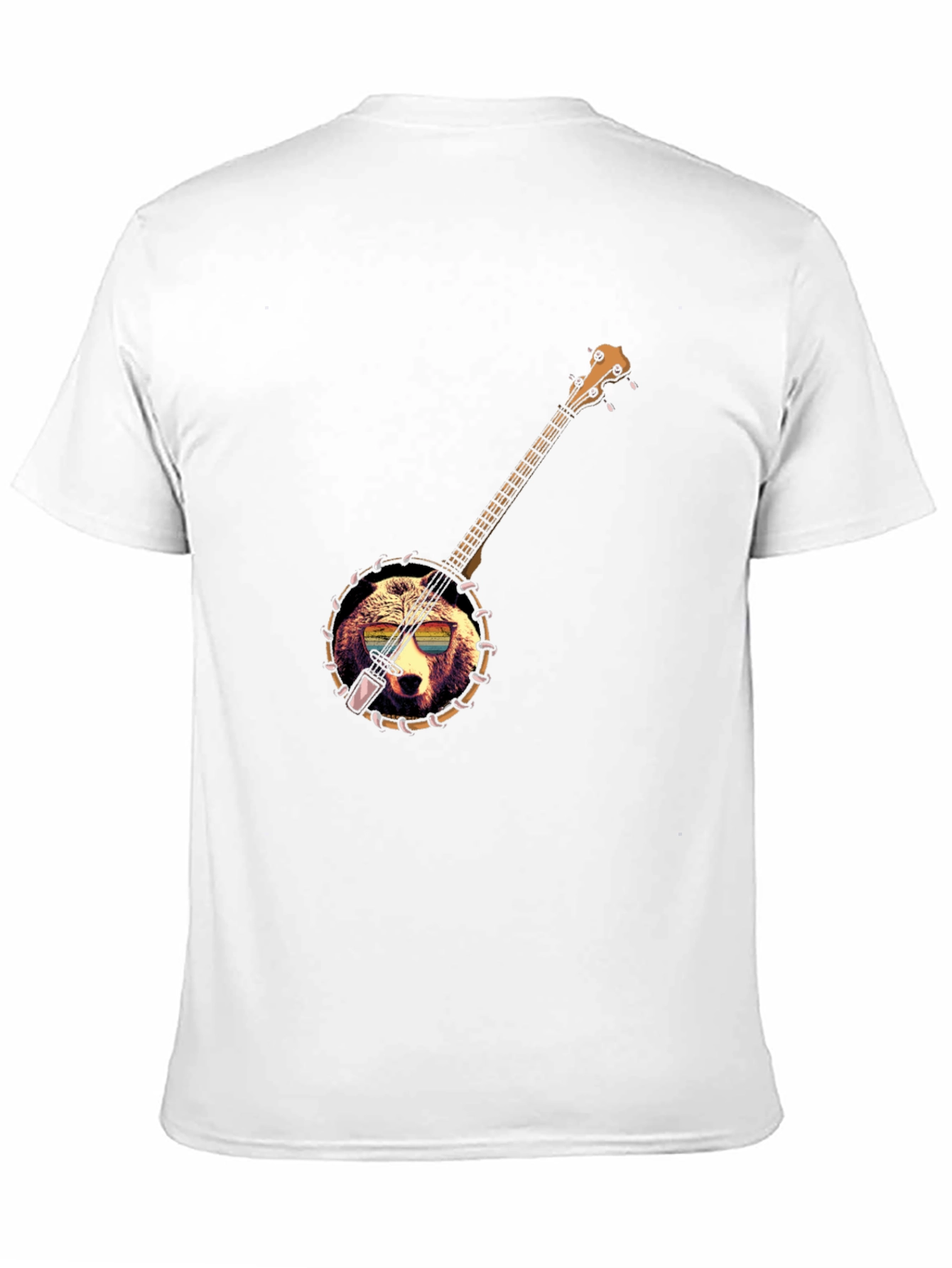 Banjo Bear T-Shirt - Novelty Music Tee