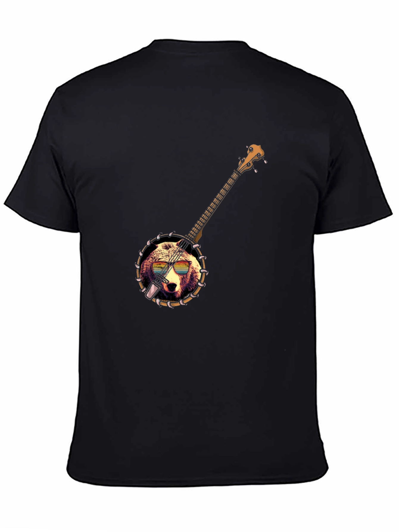 Banjo Bear T-Shirt - Novelty Music Tee
