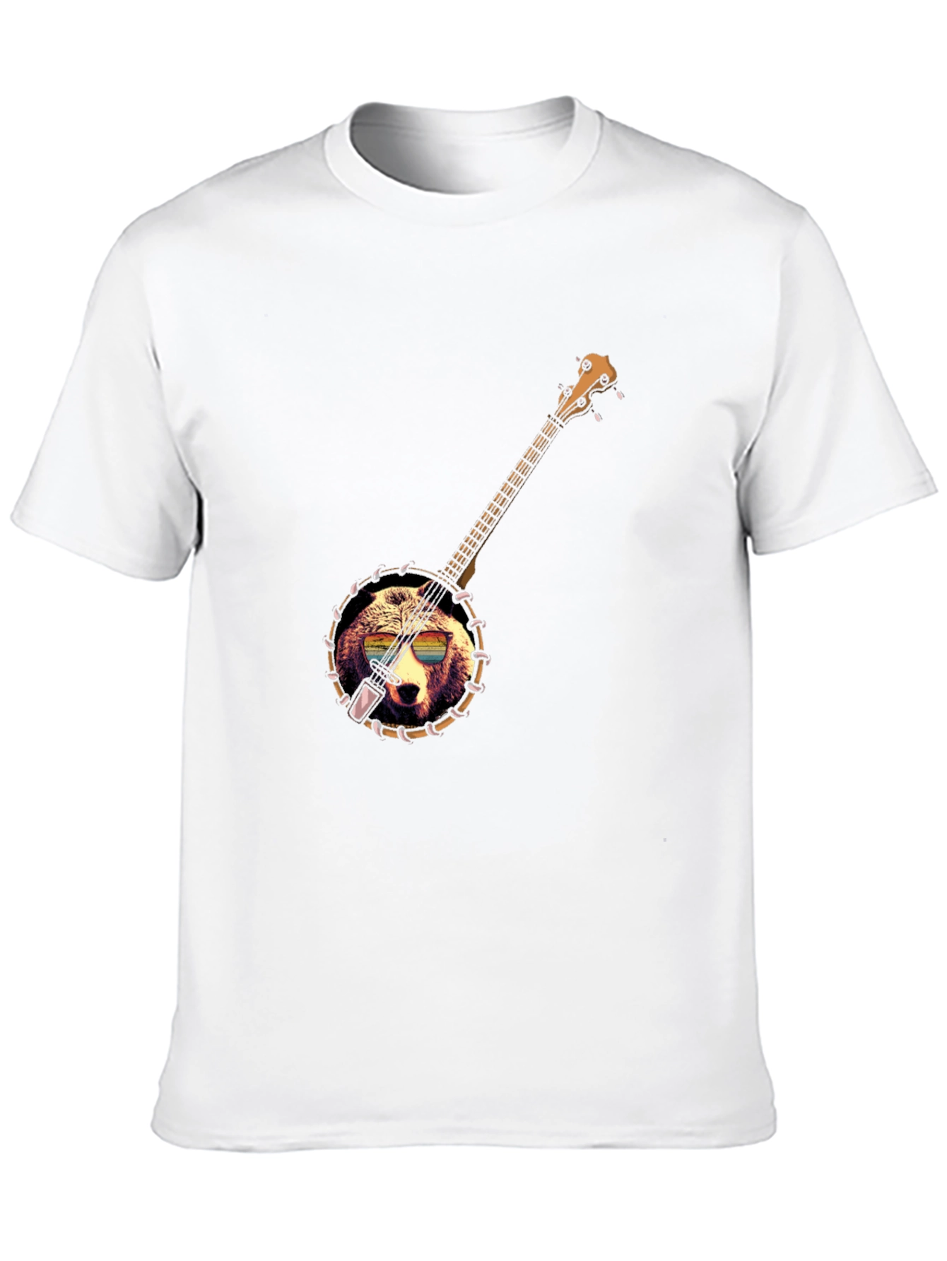 Banjo Bear T-Shirt - Novelty Music Tee